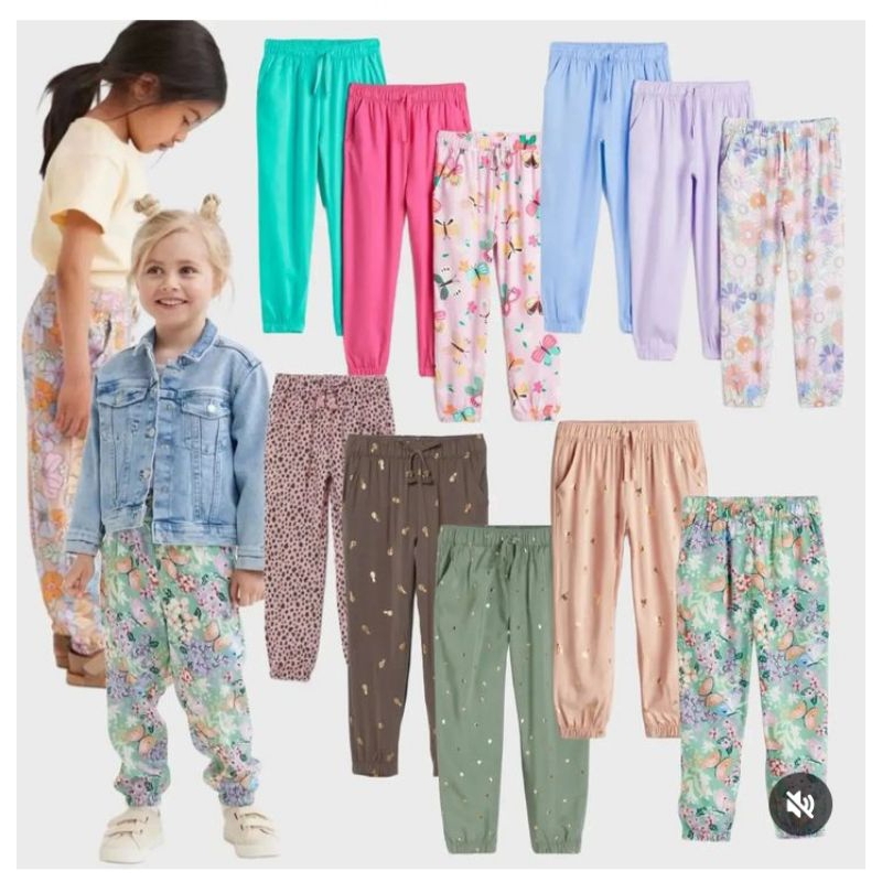 CELANA JOGGER RAYON VISCOSE ANAK PEREMPUAN HM