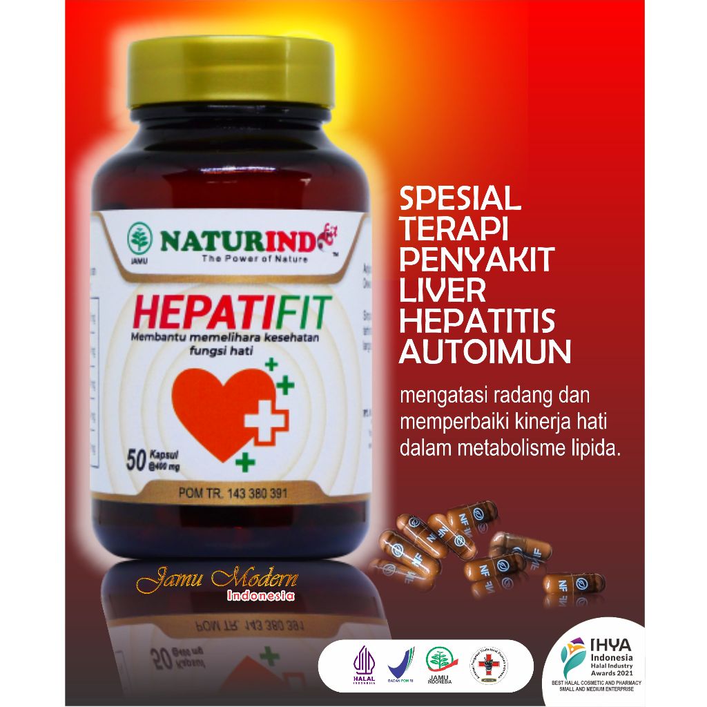 HEPATIFIT Obat Herbal Liver / Radang Hati, Terapi Penyakit Liver