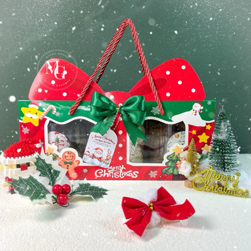 

(Ready Stock) Hampers Natal / Hampers Christmas 3 Jar / Parcel Hari Raya Natal / Hadiah Bingkisan Natal / Xmas / Merry Christmas / Kado Natal isi 3 Jar 600ml