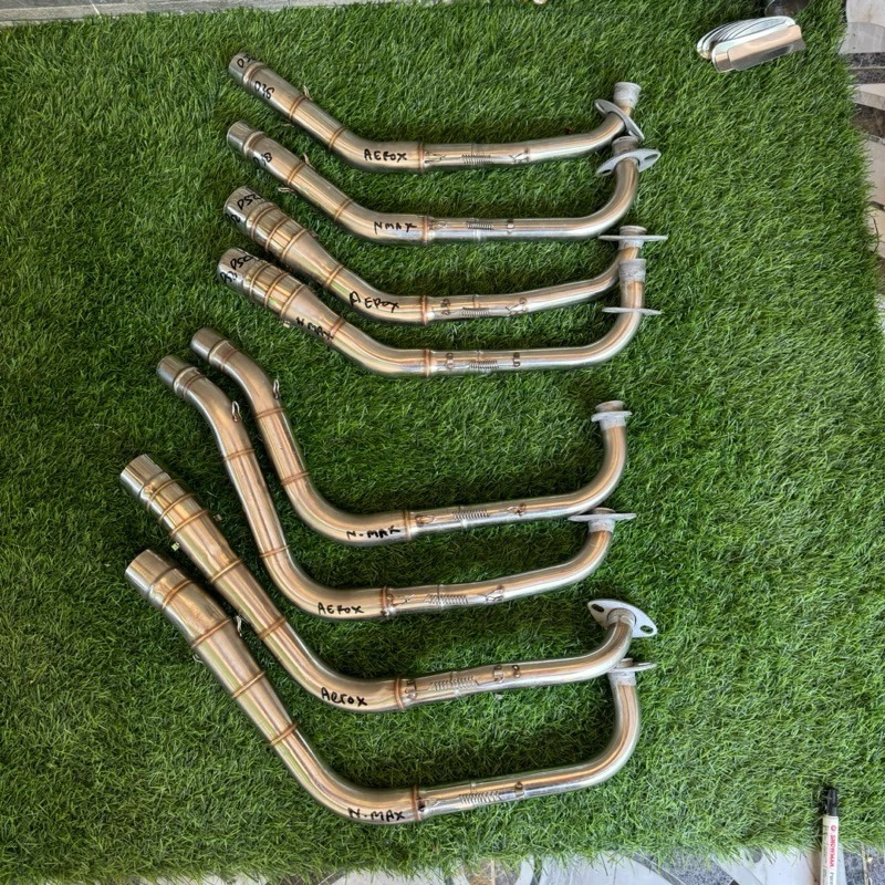 leher knalpot aerox .nmax samlong & standar