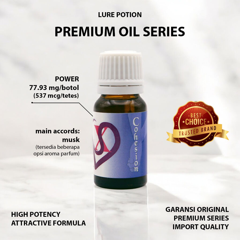 COHESION XS Parfum OIl Pria Premium Original PheromoneXS Parfum Pria Elegan Wangi Memikat