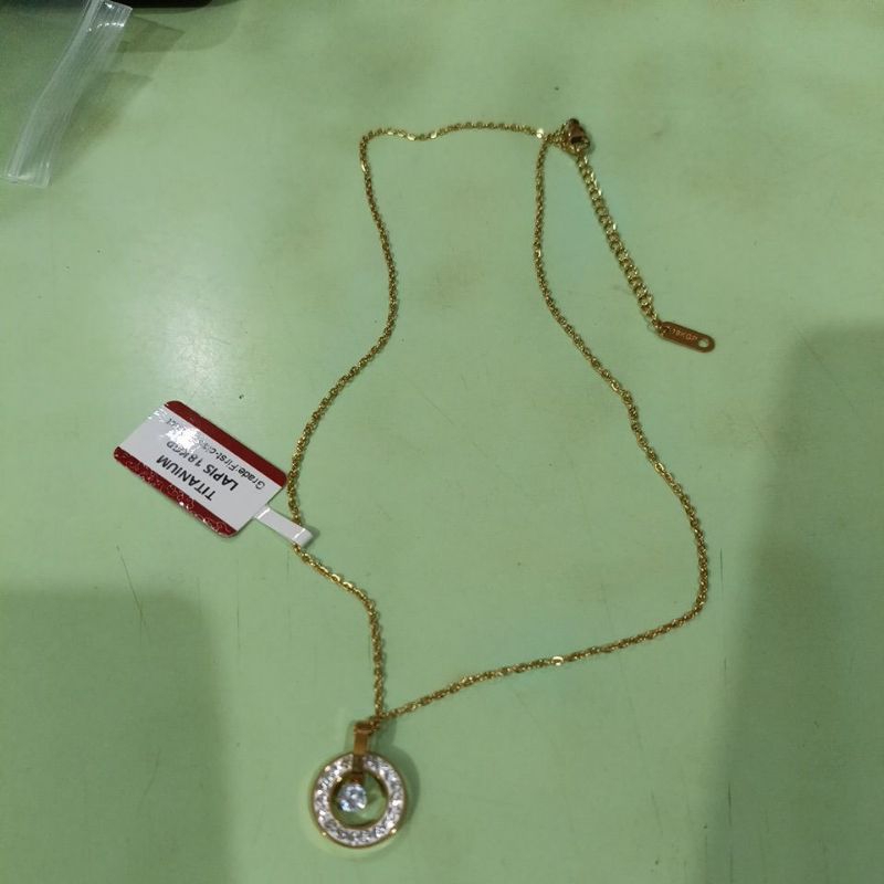 kalung titanium 18kgp k204-416480