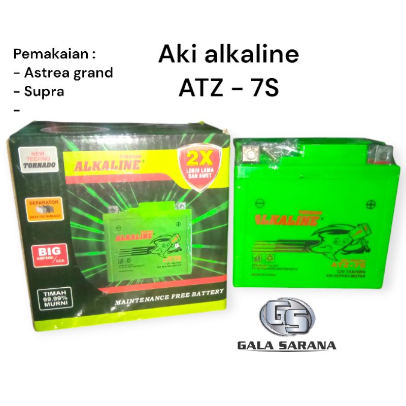 aki kering alkaline ATZ-7S satria fu Vario 150 pcx nmax Mega pro