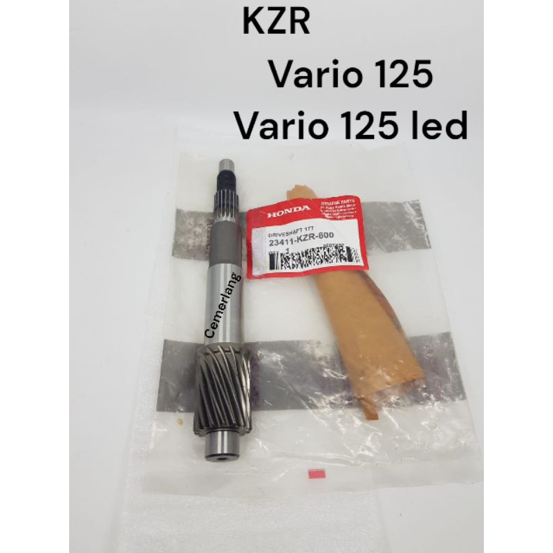 as pully KZR vario 125, vario 125 led
