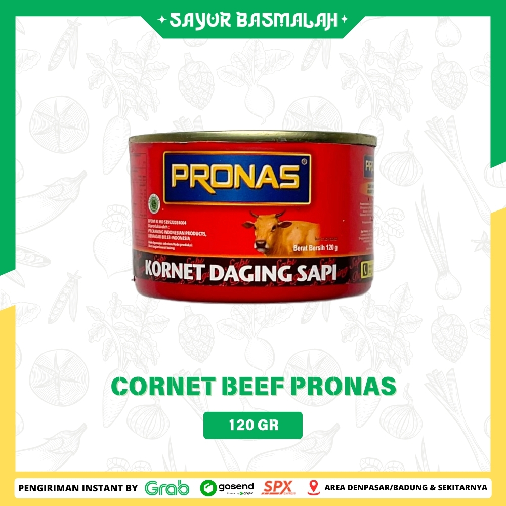

Cornet Beef Pronas 120gr - Sayur Basmalah