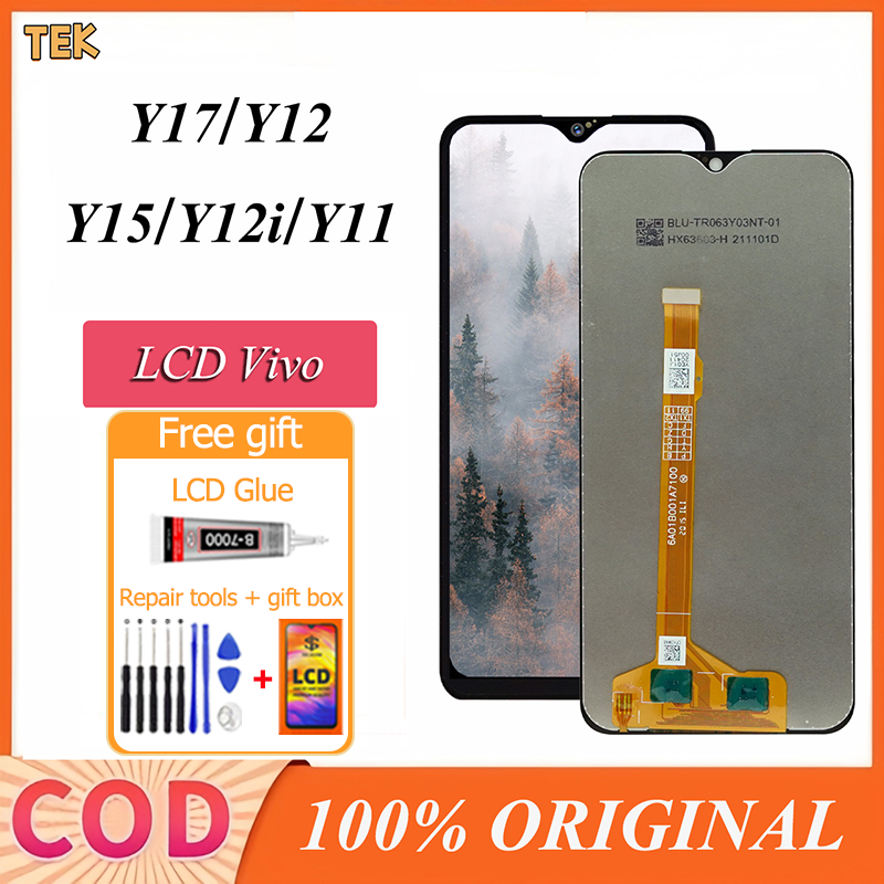 LCD ViVO Y17 Y12 Y15 Y12i Y11 Fullset Original 100% Layar HP TOUCHSCREEN FULL SET FOR VIVO