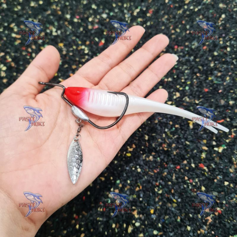 Umpan Silencer 12cm + hook Timah Blade / rep ozmy silencer