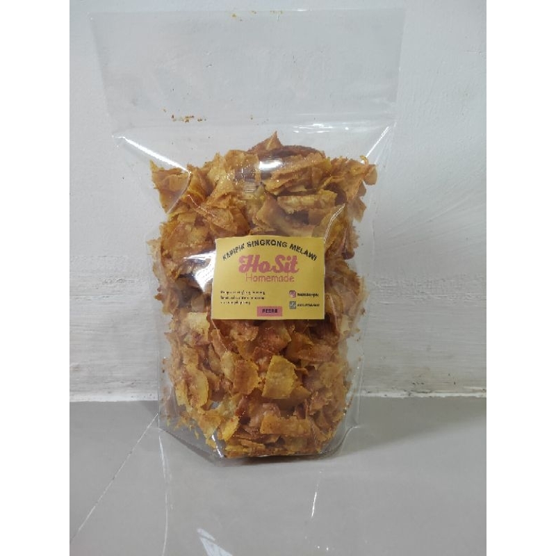 

keripik Singkong Khas Melawi Pedas