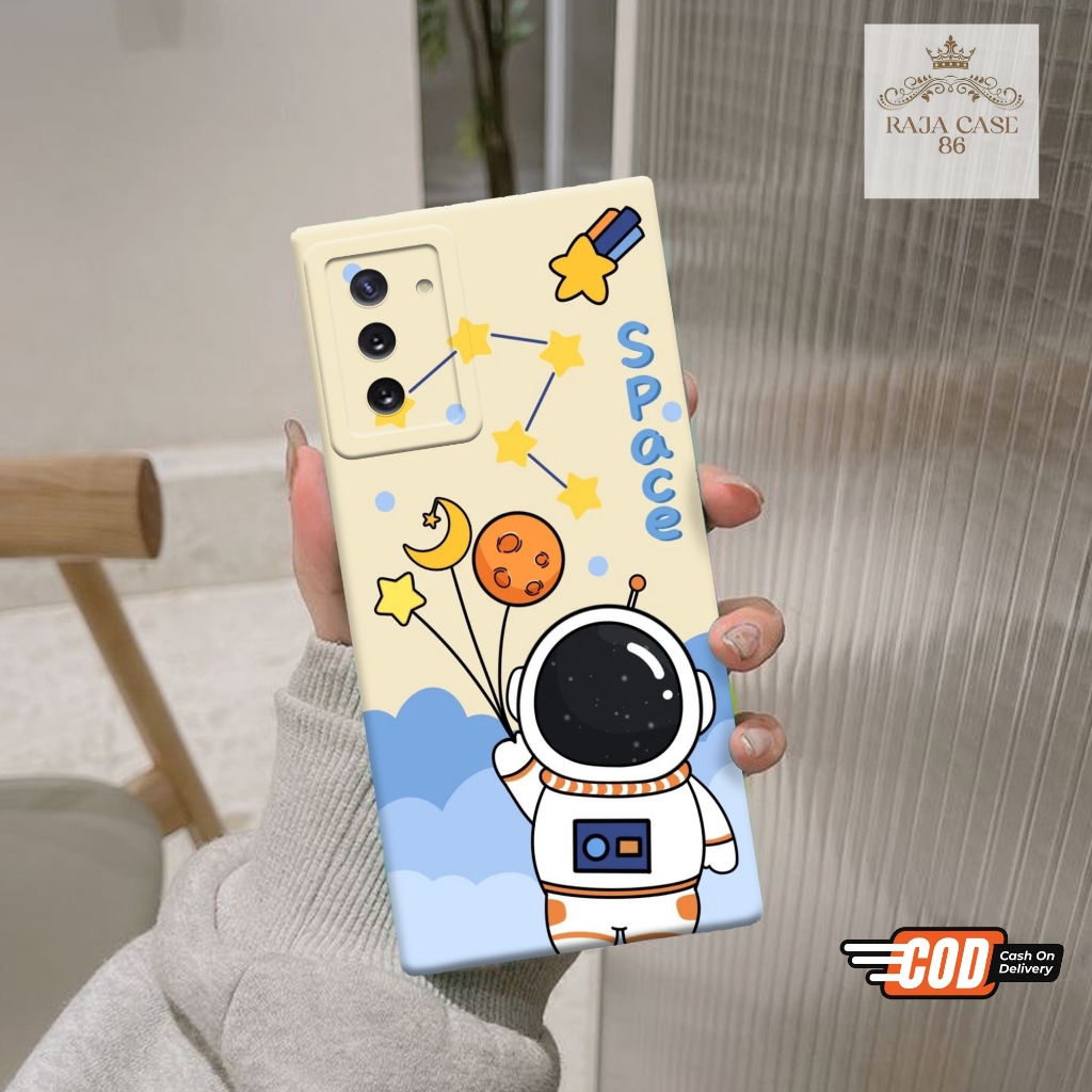 Softcase Samsung Galaxy Note 10 - rajacase - Casing Samsung Galaxy Note 10 - Motif case Astronot - S