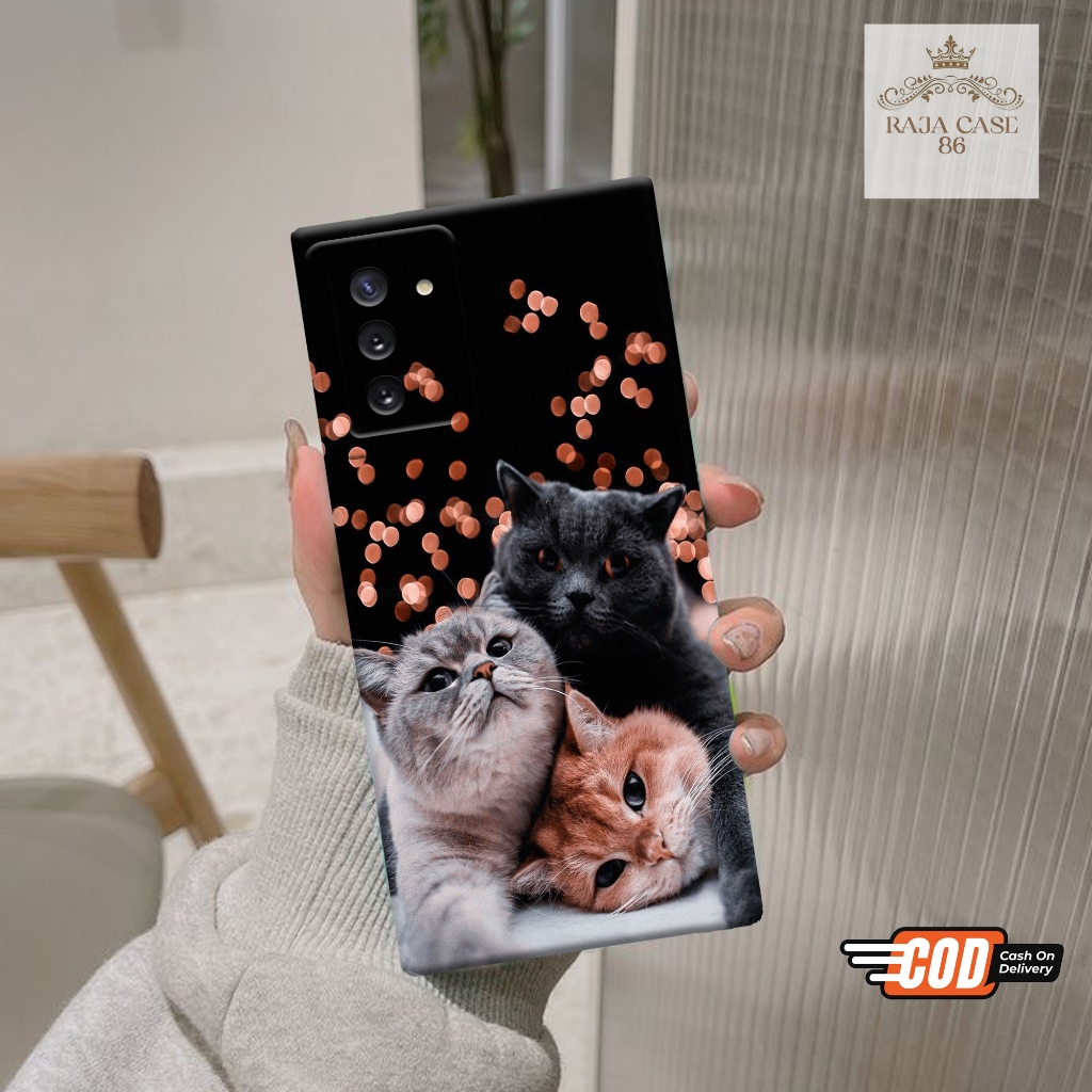 Softcase Samsung Galaxy Note 10 - rajacase - Casing Samsung Galaxy Note 10 - Motif case Cats - Samsu