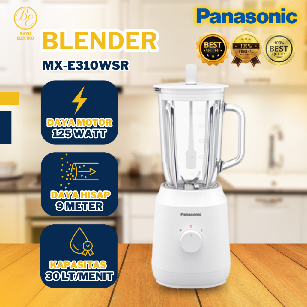 Blender Panasonic Kaca MX E-310 WSR / MX E310 WSR