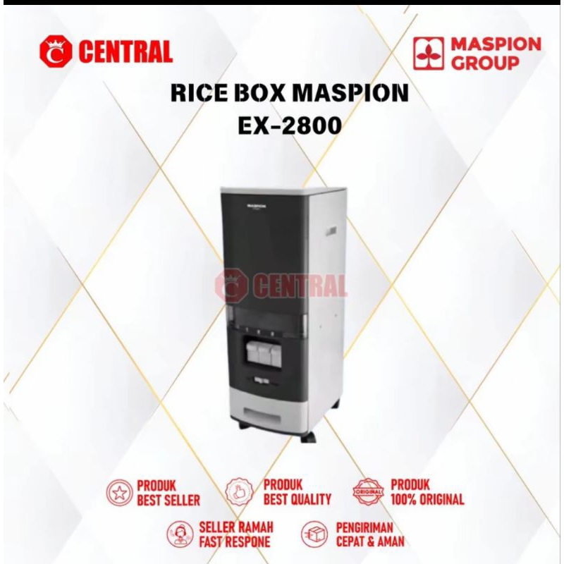 MASPION RICE BOX 28 Kg - EX-2800 / Tempat Beras