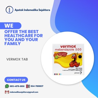VERMOX TABLET/ OBAT CACING