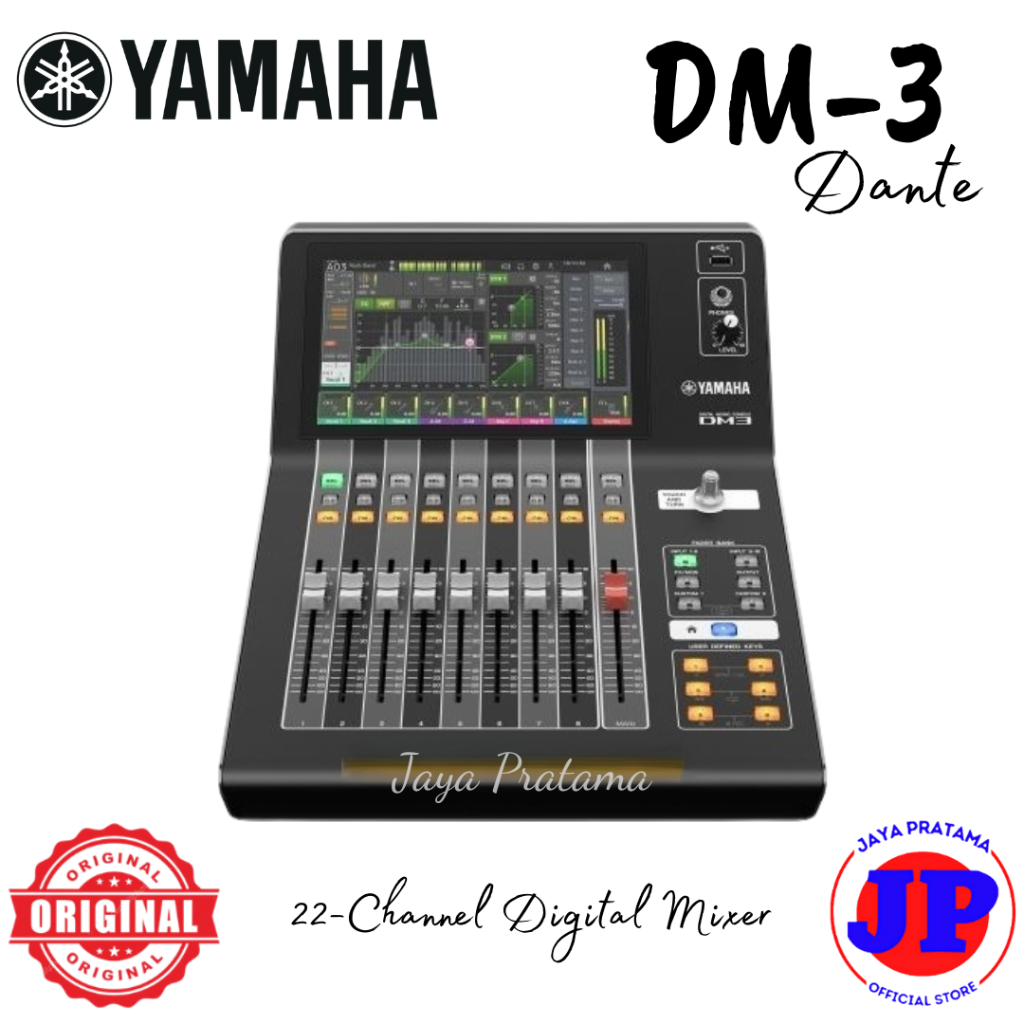 Yamaha Digital Mixer DM3D 22-channel Digital Mixer with Dante DM-3D