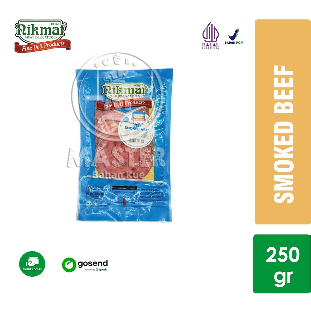 

Daging Sapi Asap Slice Nikmat Smoked Meat Sliced Bulat 250gr [KHUSUS INSTANT]