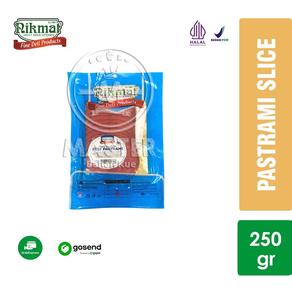 

Beef Pastrami Sliced Nikmat Daging Sapi Sliced 250gr [KHUSUS INSTANT]