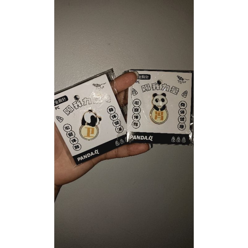 Pin Panda | Pin Bros | Pin Lucu Karakter Lucu Panda Pin Bros Fashion Bros Desain Kartun Lucu Untuk A