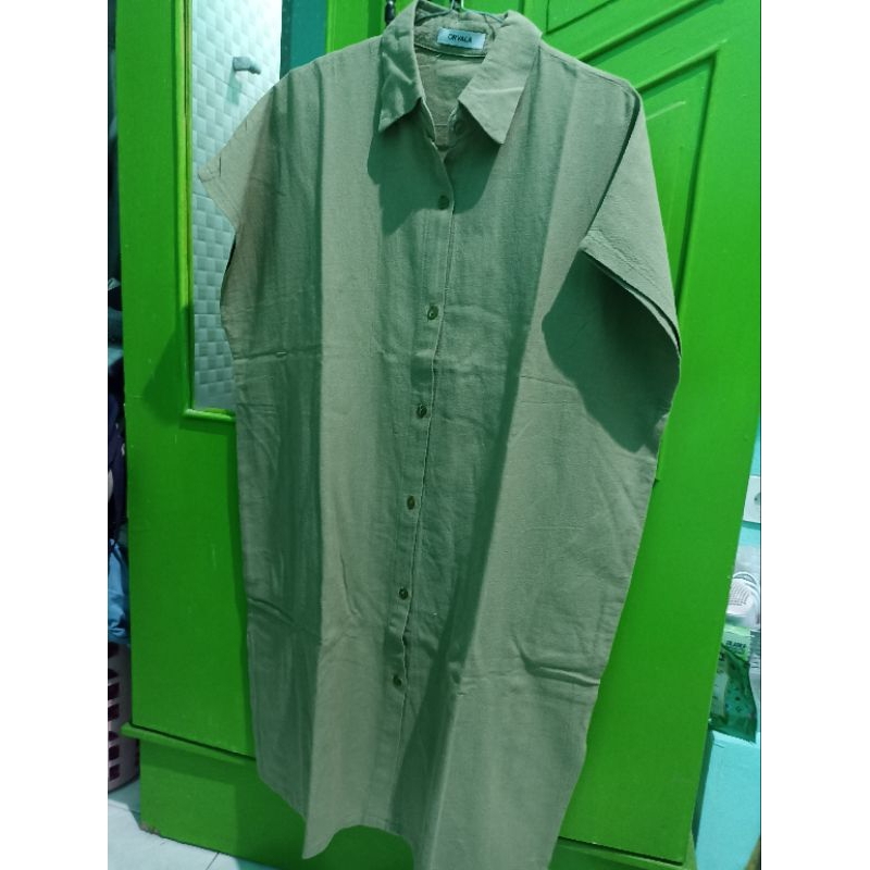 baju dress pendek orvala