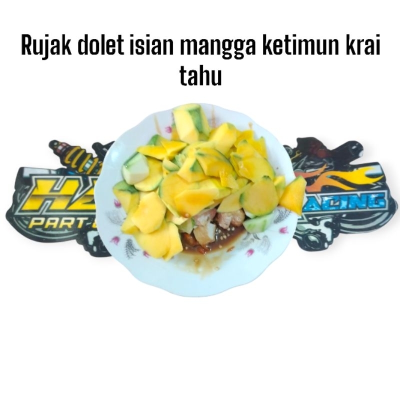 

Rujak dolet rujak asin isian mangga ketimun krai tahu