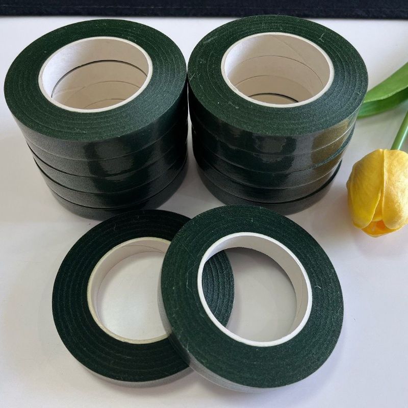 

Flora Tape Selotip Bunga Isolasi Tangkai Tangkai kawat Bunga Hijau 40cm 2mm