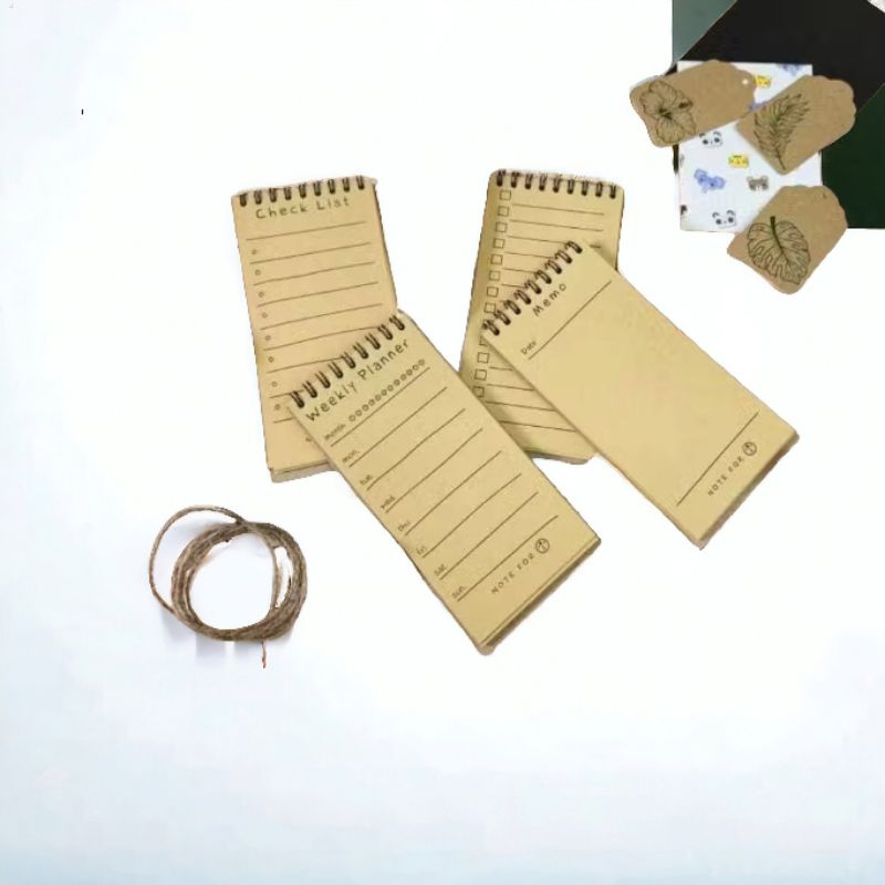 

[CRAFT] MEMO TO DO LIST SPIRAL / WEEKLY PLANER / CHECK LIST