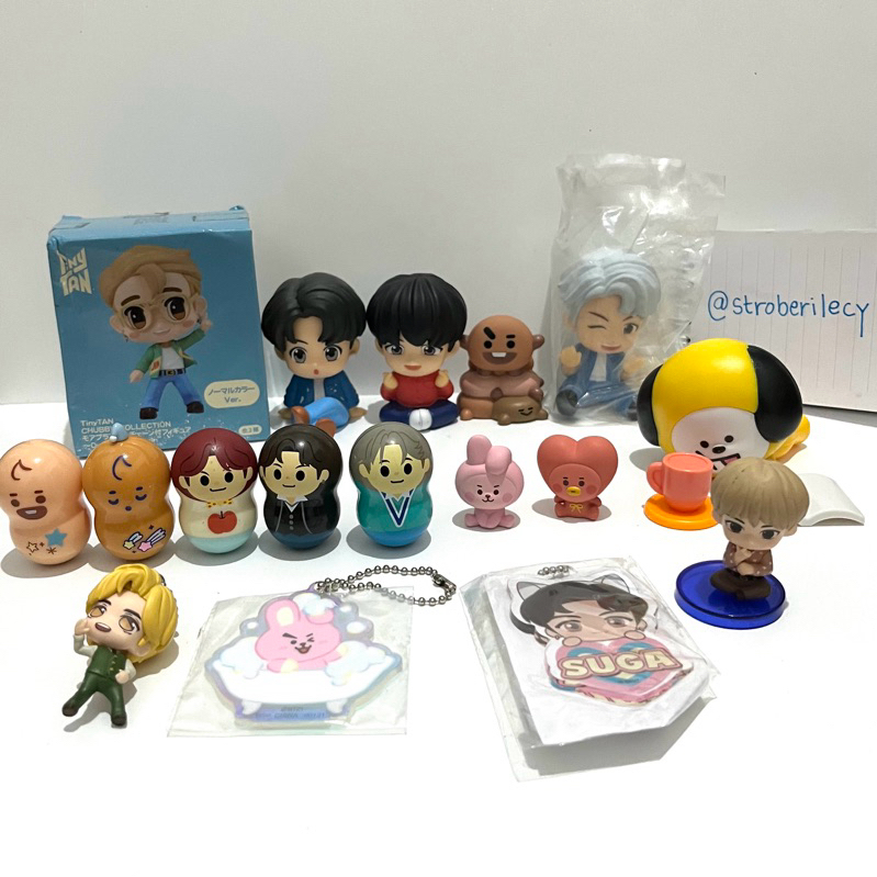 FIGURE BTS BT21 TINYTAN PTD PERMISSION TO DANCE OFFICIAL LIMITED JAPAN RIRACOT JEPANG DOLL BONEKA PT