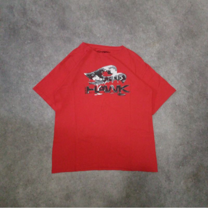 kaos red built up tony HAWK