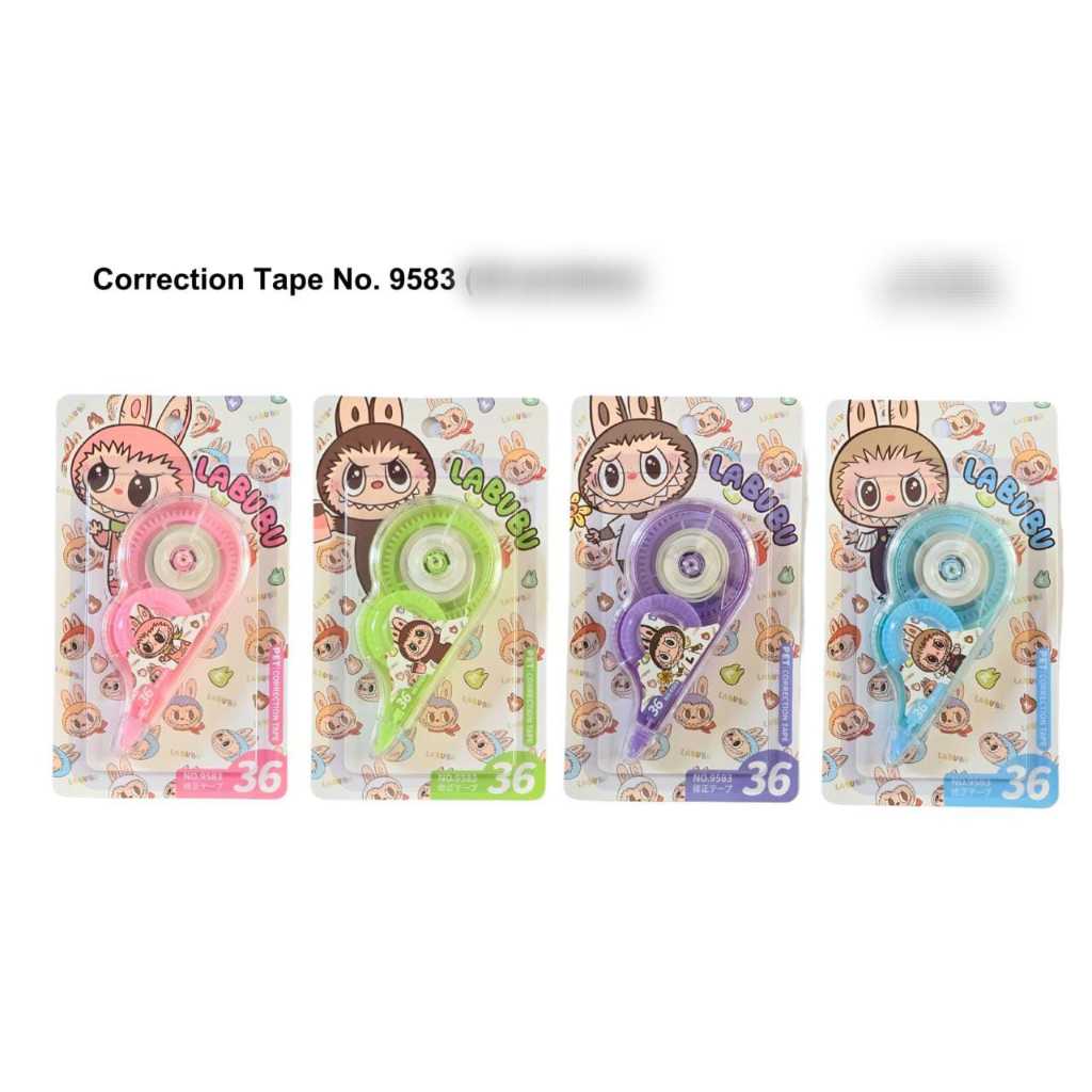 

CORRECTION TAPE LABUBU/ TIPE X KERTAS LABUBU 6 METER (NO 9583)