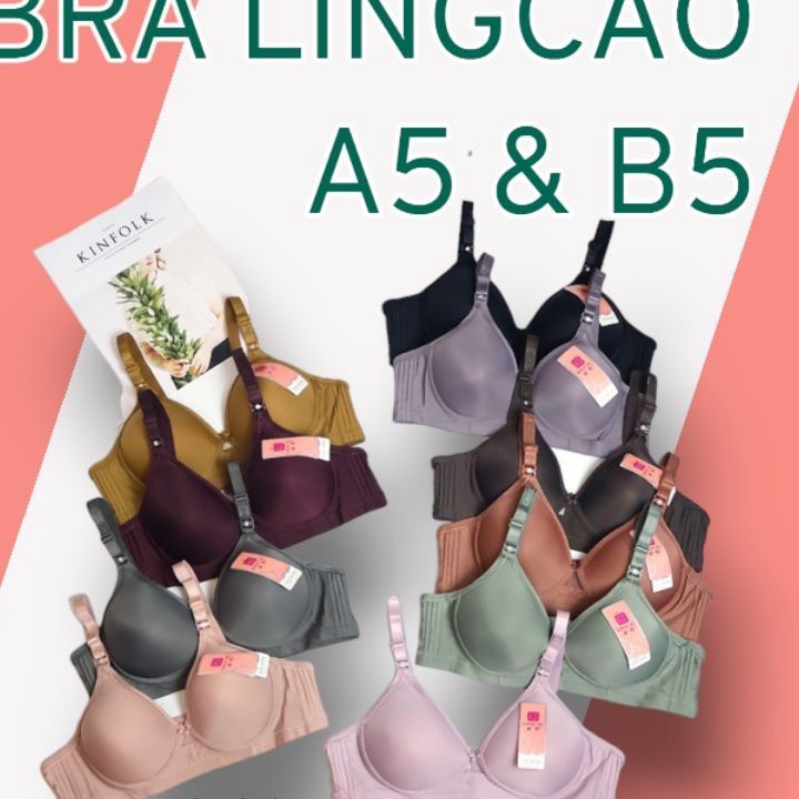 Bra Lingcao A5  B5 ginal BH busa tanpa kawat Lingcao BH Lingcao