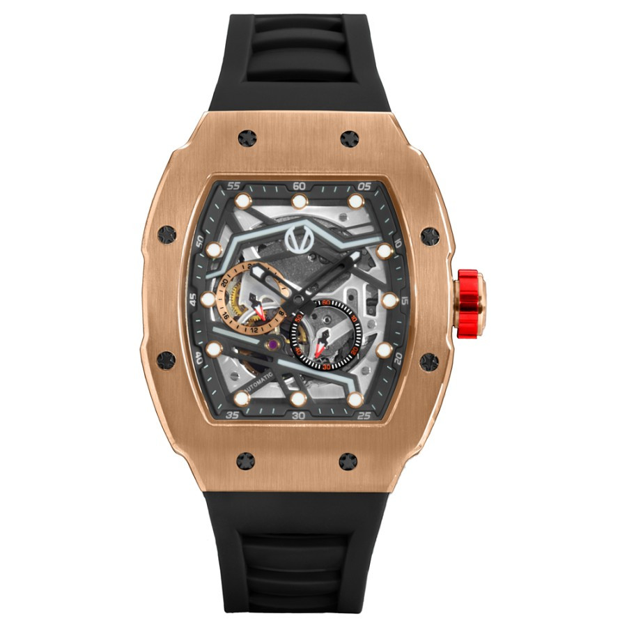 Christ Verra CV 113889G-35 BLK Automatic Jam Tangan Original Garansi Resmi