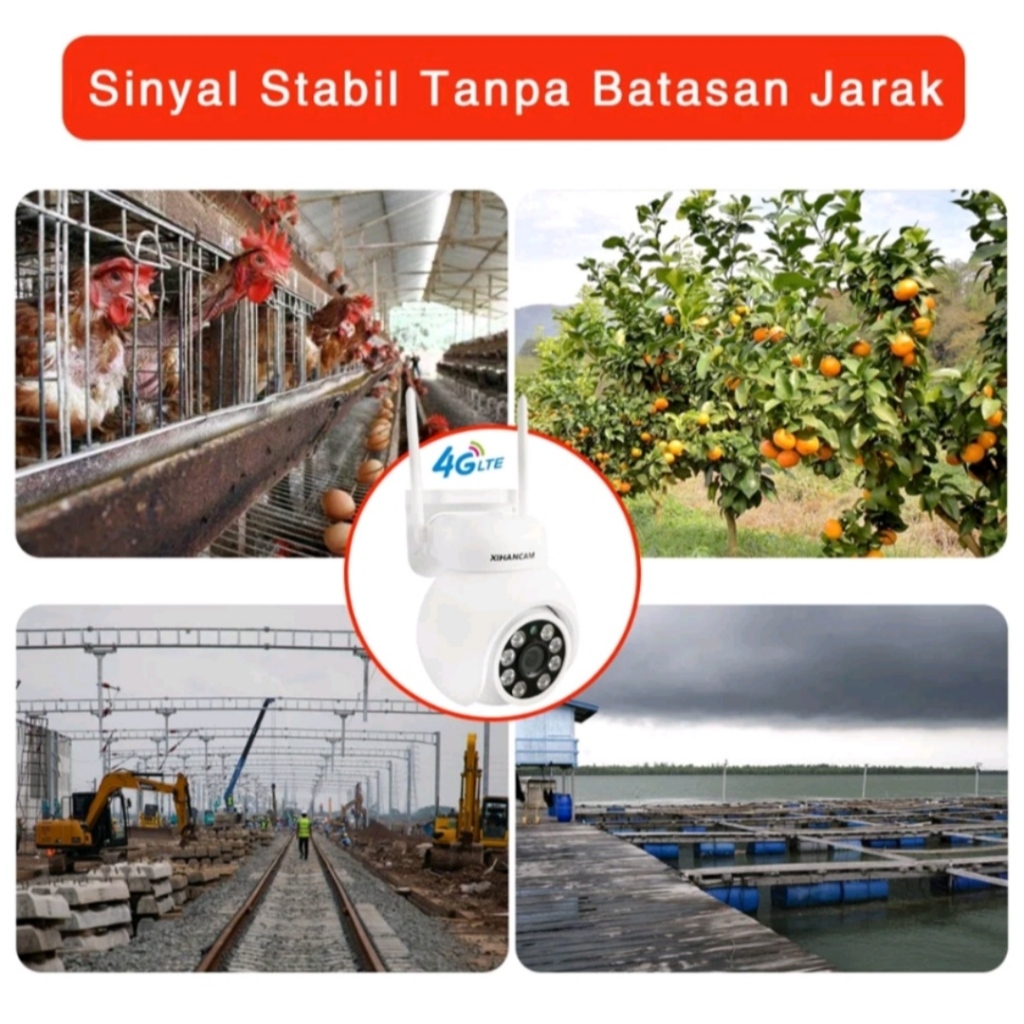 preloved bekas cctv XIHANCAM DEFLINK Smart Kamera CCTV 4G Sim Card Outdoor 2MP Full HD 4X Zoom Water