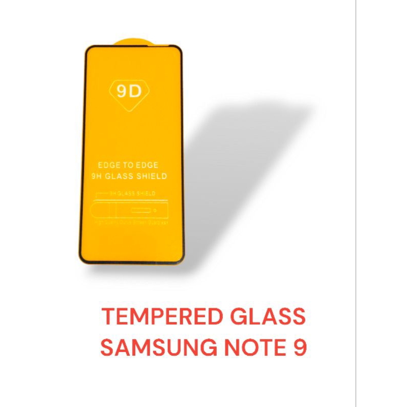 TEMPERED GLASS SAMSUNG NOTE 9
