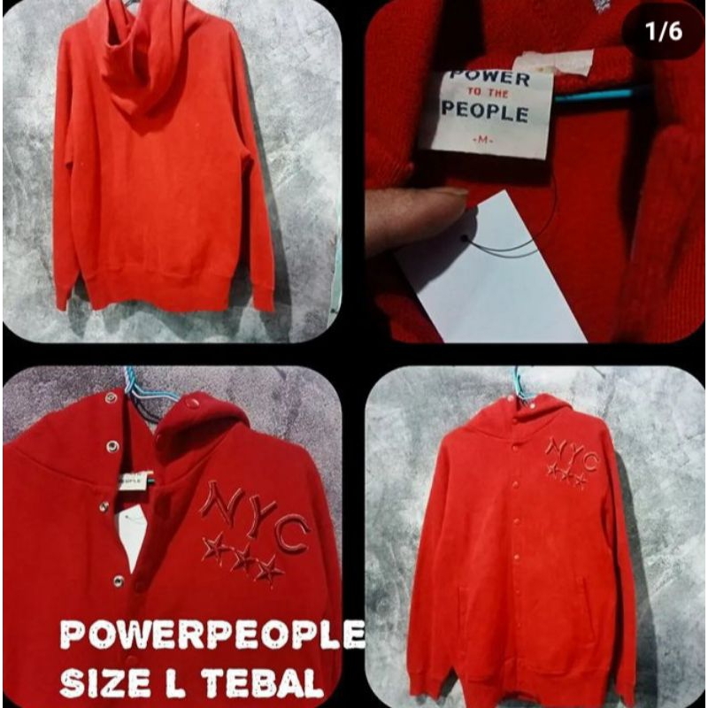 HOODIE TEBAL NYC (POWER PEOPLE)