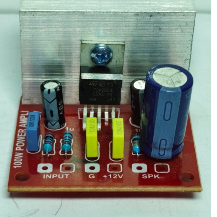 power amplifier tda 2003 mono 100watt dc 12v