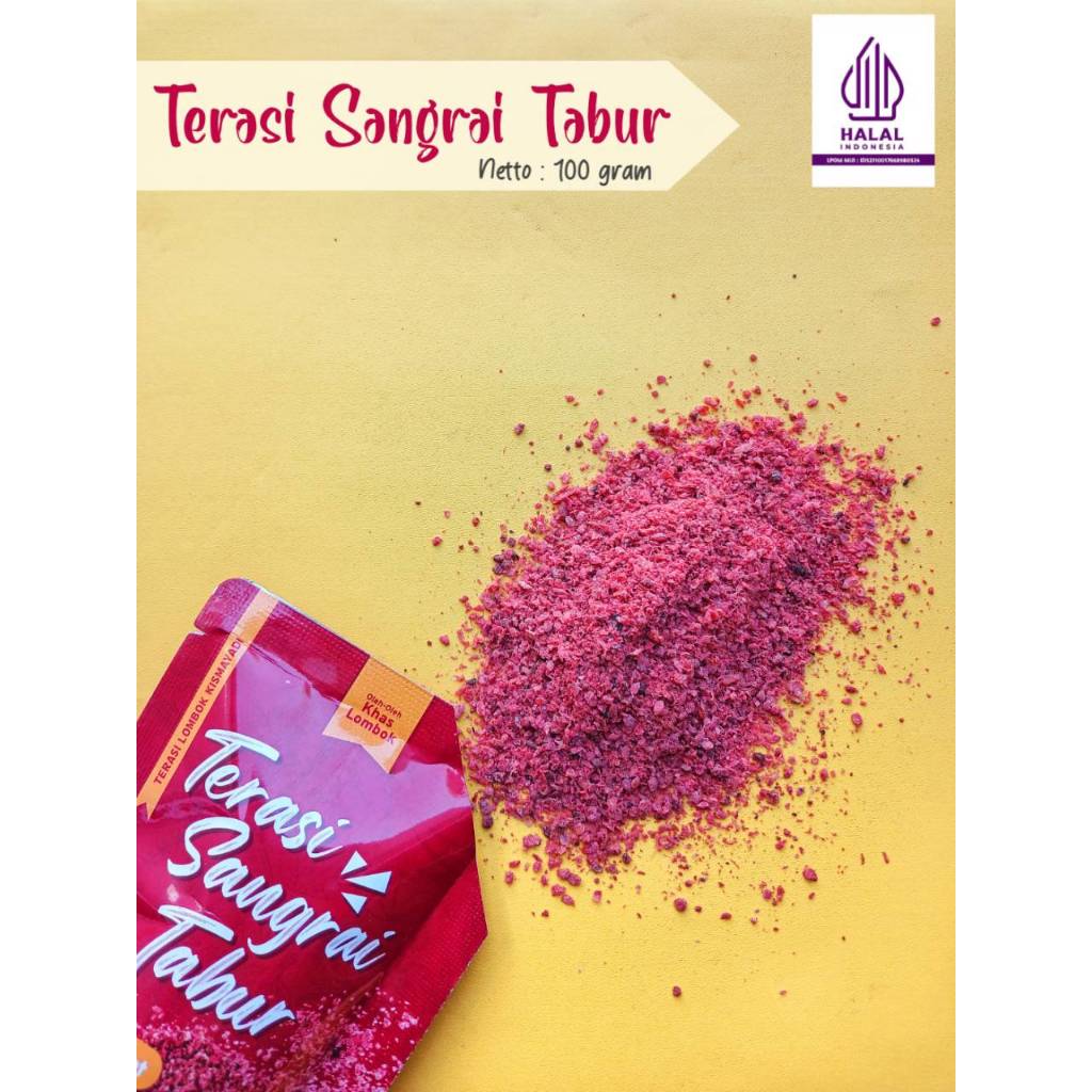 

Terasi Sangrai Tabur 100 gram