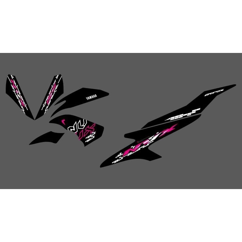 Striping Sticker All Custom Aerox Old Transparan Custom Desain All New Aerox Connect NVX Original