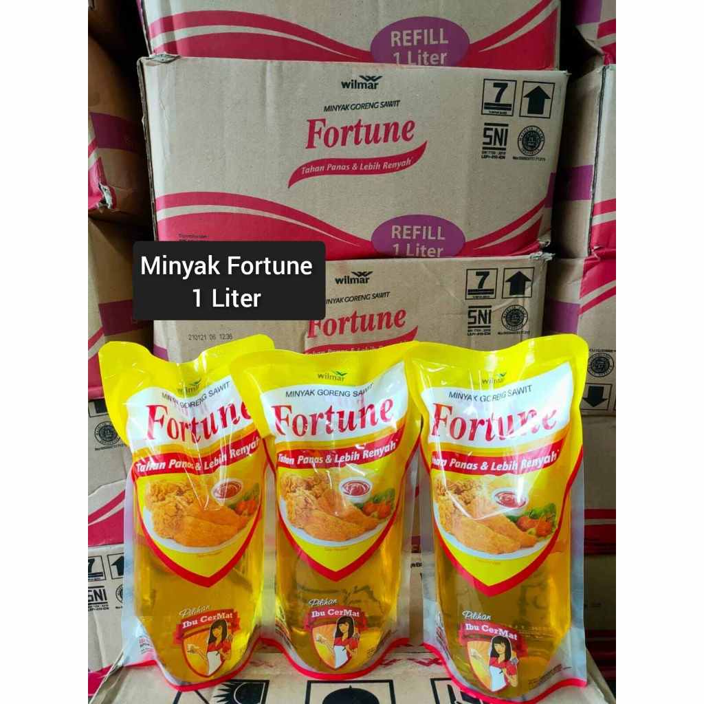 

PAKET PROMO MINYAK GORENG FORTUNE 1 L DAPAT 3 POUCH