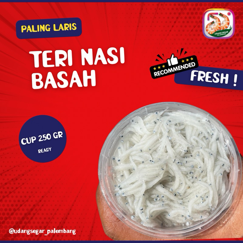 

teri nasi basah 250 gr super bersih