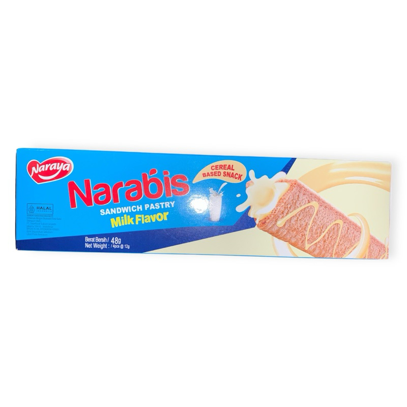 

NARABIS SANDWICH PASTRY - MILK FLAVOR (4pcs @12g)