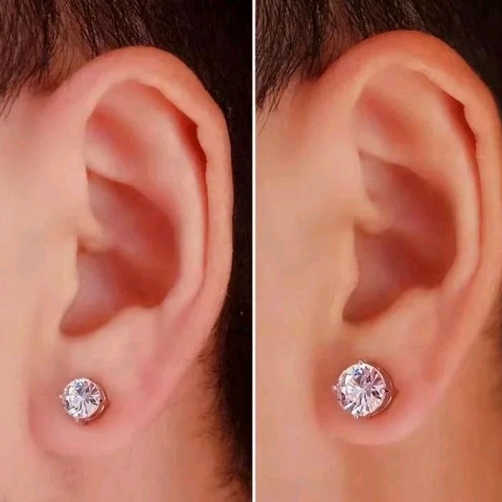 Anting Permata Magnet Pria Wanita  Anting Magnet Berlian