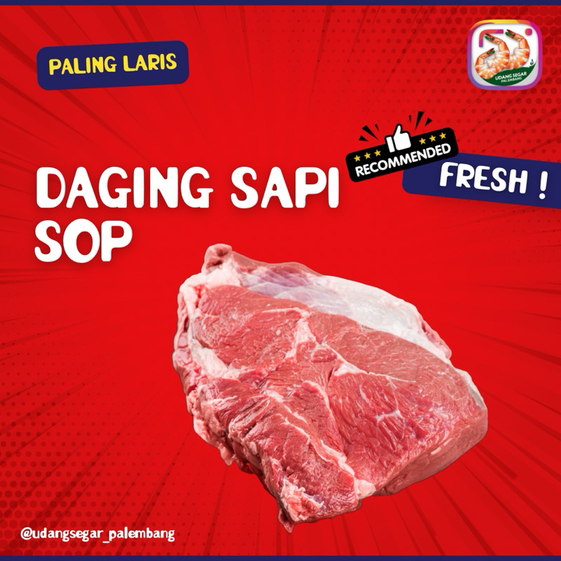 

Daging sop 1 kg (sapi)