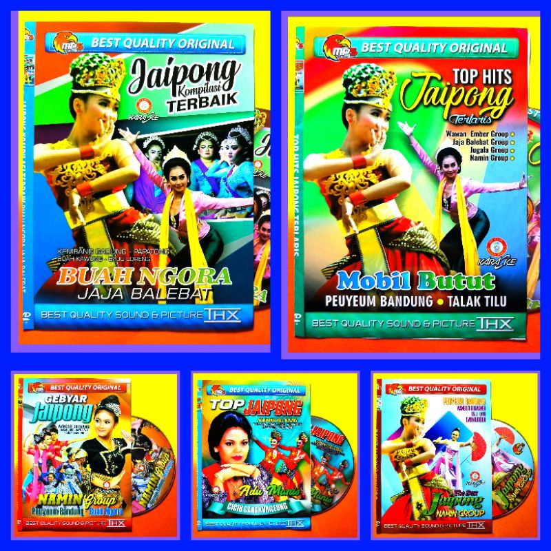 Kaset MP5 Video Musik Lagu Sunda Jaipongan Kumpulan Jaipong Pilihan Terpopuler