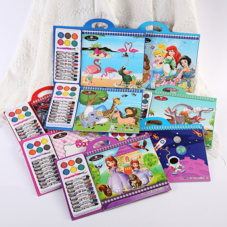 

Grosir Istimewa JM BUKU MENGGAMBAR MEWARNAI ANAK BELAJAR LUKISAN MEWARNAI CRAYONSET