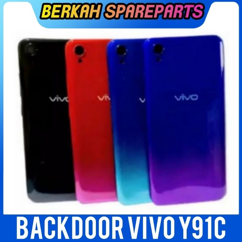 BACKDOOR BACK COVER KESING CASING HOUSING VIVO Y91C / Y91 C TUTUP BELAKANG ORIGINAL