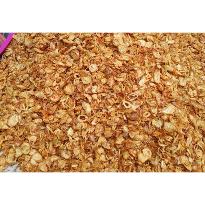 

TERMURAH KHUSUS GROSIR!! Bawang Goreng Asli Kiloan Ukuran 6Kg Bawang Goreng Asli Grade 2