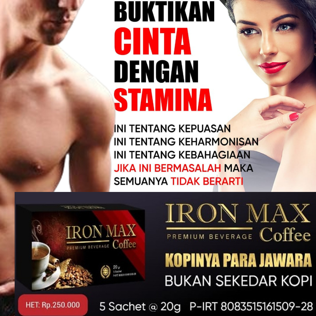 

KOPI IRON MAX coffee 1 BOX ISI 5 SACHET ORIGINAL