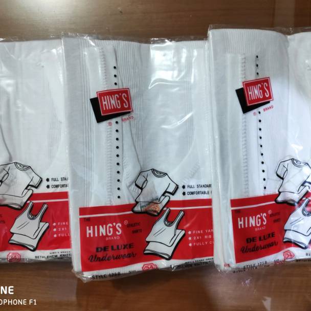 KODE S52U SINGLET HINGS PRIA SINGLET DEWASA KUTANG HINGS  SINGLET PRIA HINGS ORIGINAL Singlet Pria