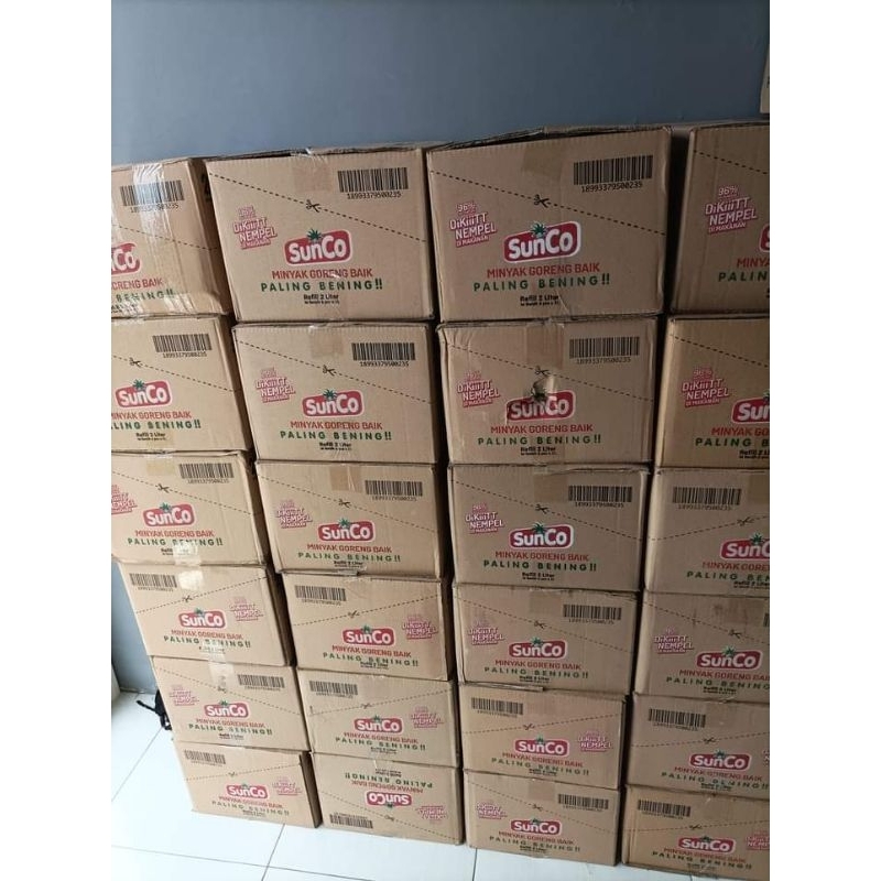 

SUNCO 2 LITER 1 KARTON MINYAK GORENG MURAH, [INSTANT , COD], JATIM