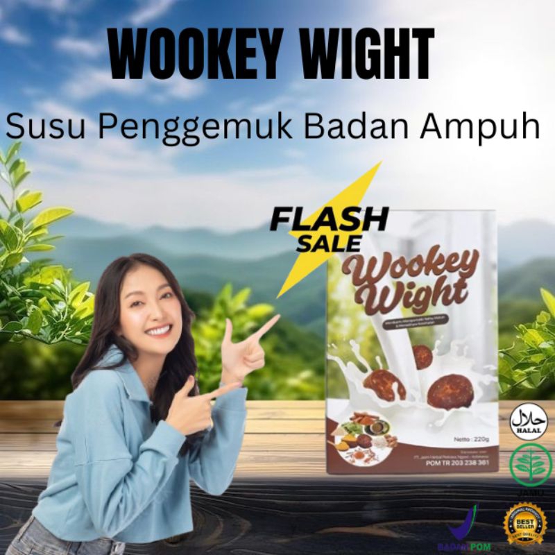 

Wokey Weight Susu Penambah Berat Badan BPOM Herbal Alami Paket Nutrisi