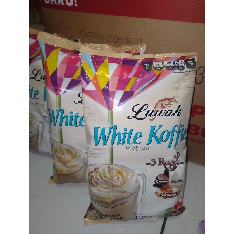 

Luwak White Koffie 3 Rasa 10x20g